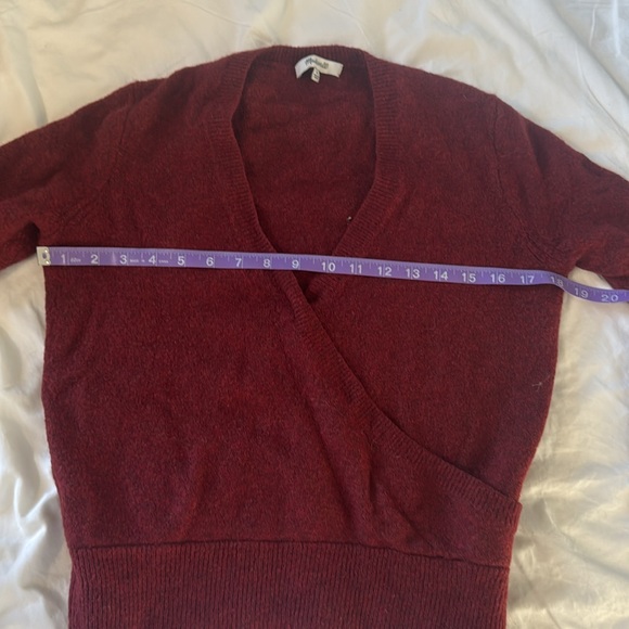 Madewell dark red sweater, S - Picture 4 of 6